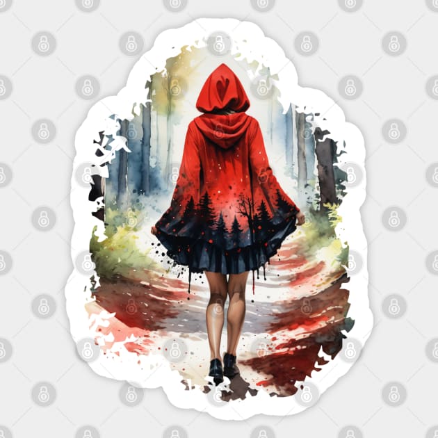 Red Riding Hood New Sticker by KeopsMurat